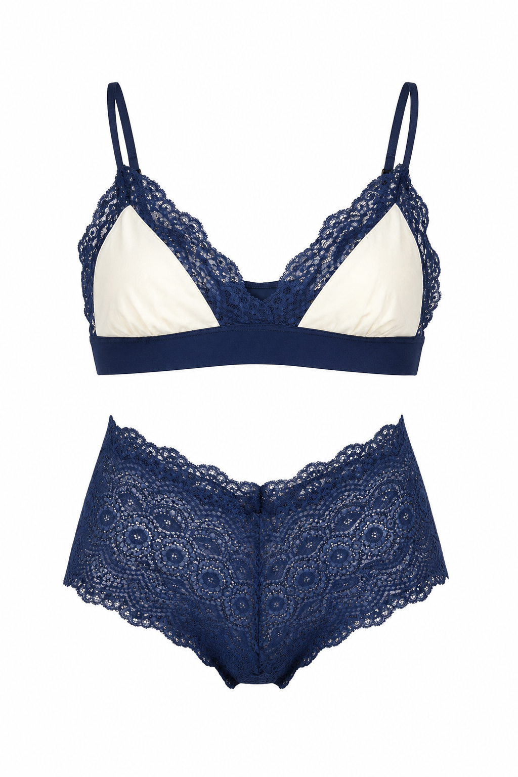 Culotte Pizzo Blu