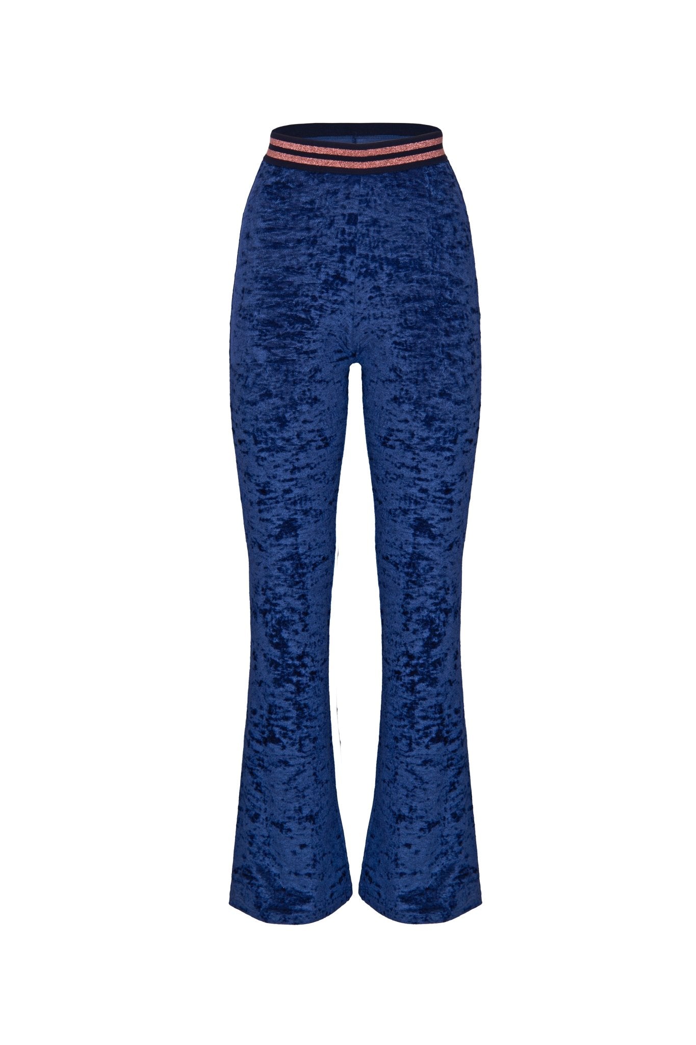 Pantajazz in Velluto Blu Cobalto - Carami - Caramì Lingerie & Activewear Made in Italy