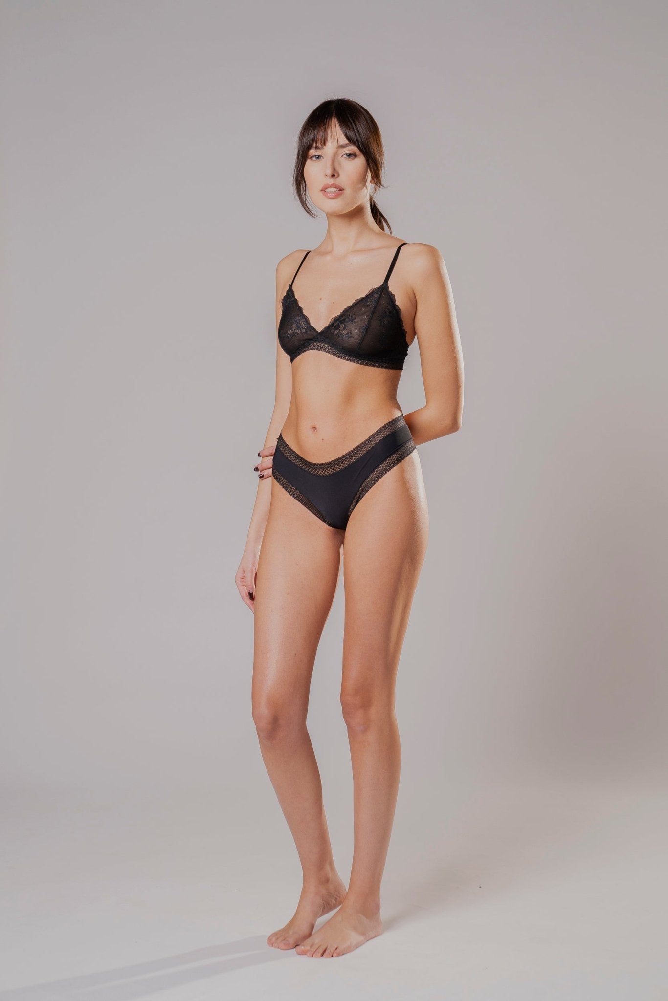 Reggiseno Adele Pizzo Nero - Carami - Caramì Lingerie & Activewear Made in Italy