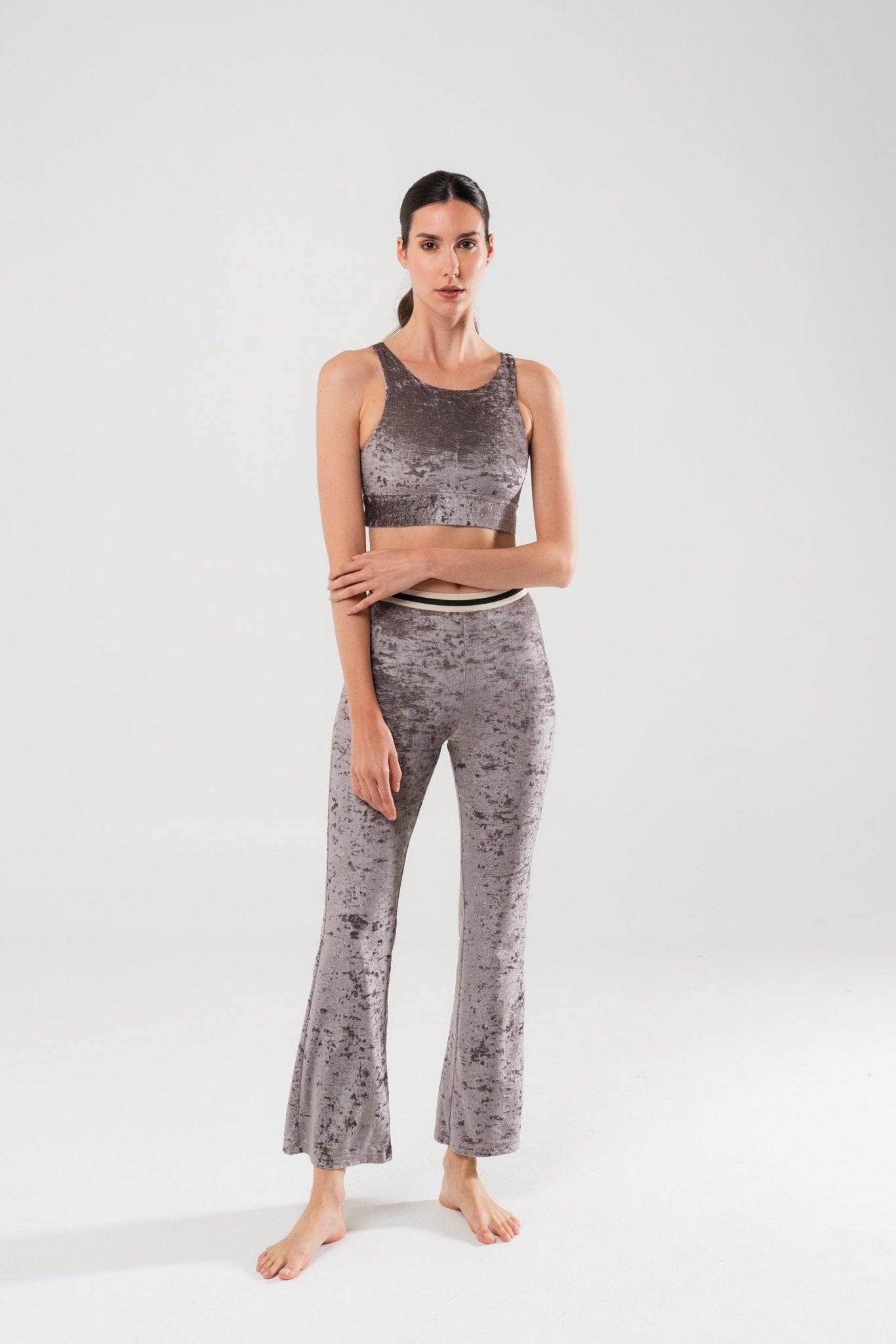 Top Velluto Rosa Lanzarote - Carami - Caramì Lingerie & Activewear Made in Italy