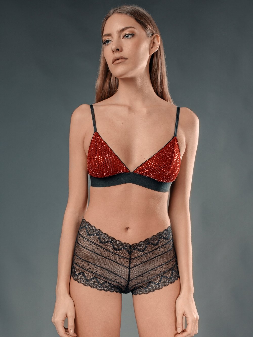 Culotte Gilda in pizzo Nero - Carami - Caramì Lingerie & Activewear Made in Italy
