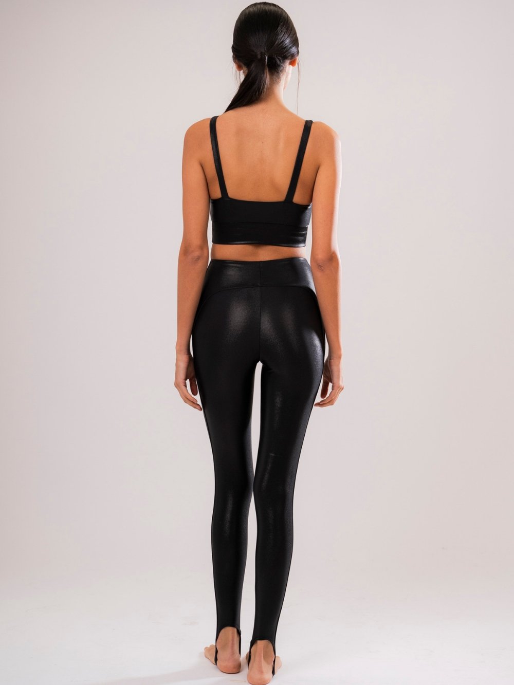 Leggings Nero Staffa - Carami - Caramì Lingerie & Activewear Made in Italy