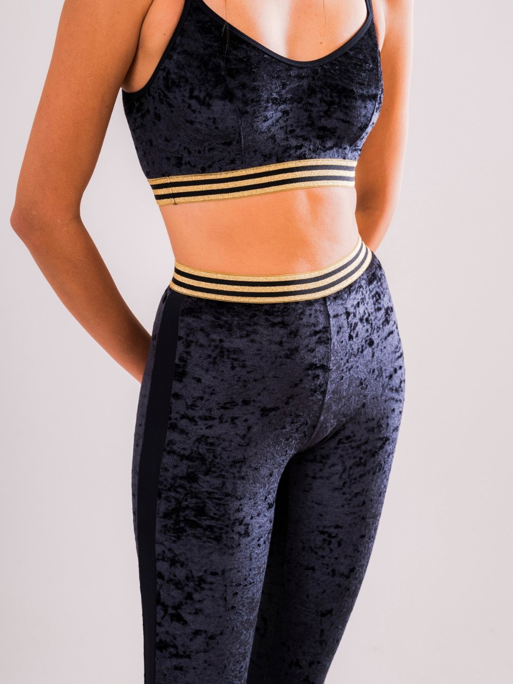 Leggings Sport Velluto Nero - Carami - Caramì Lingerie & Activewear Made in Italy