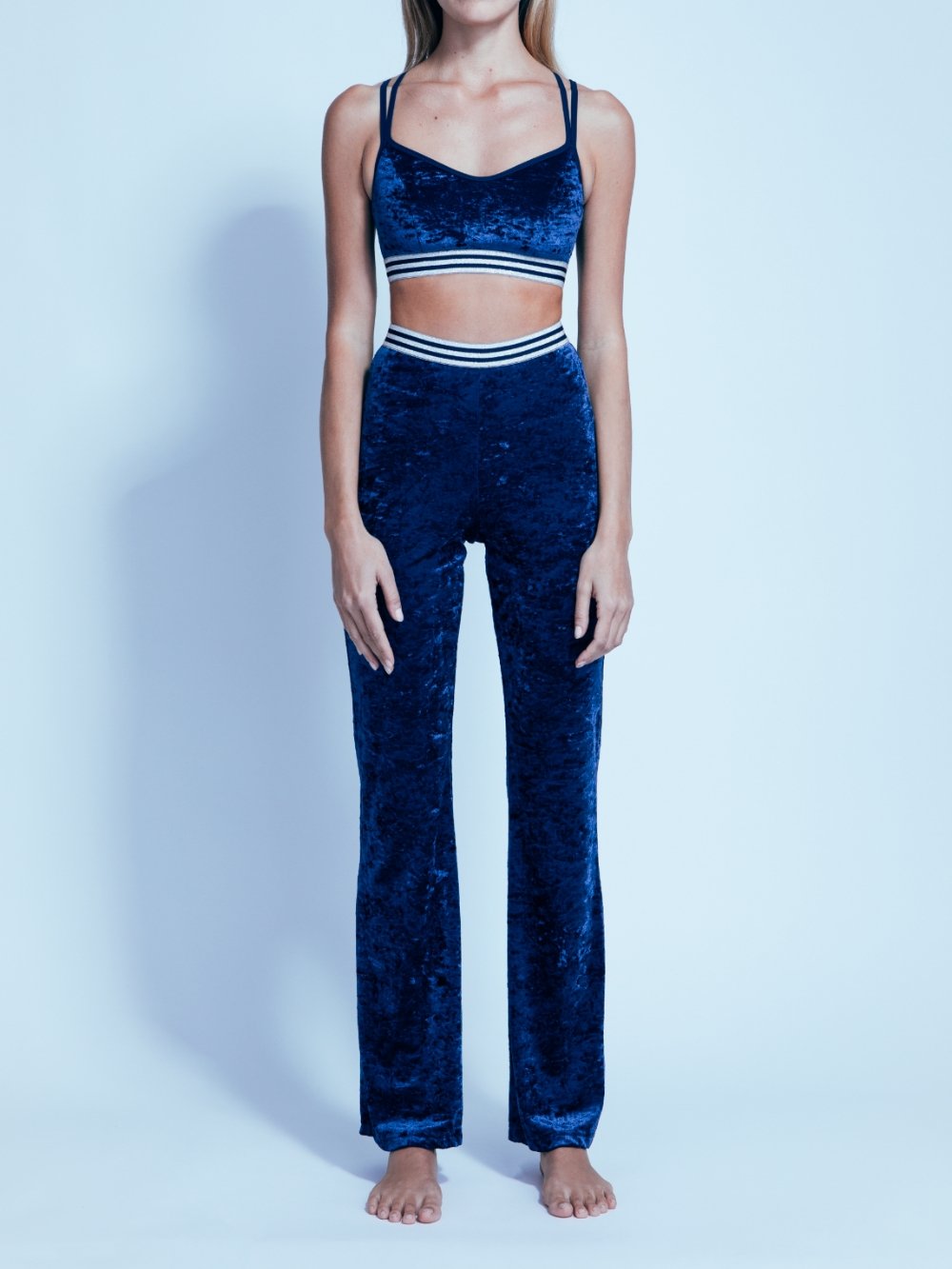 Pantajazz in Velluto Blu - Carami - Caramì Lingerie & Activewear Made in Italy