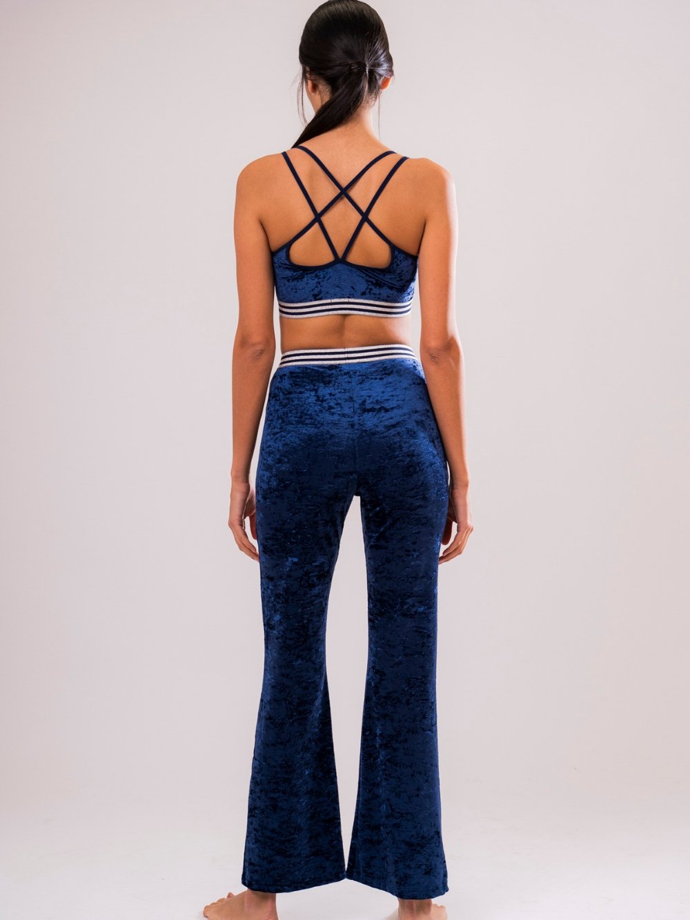 Pantajazz in Velluto Blu - Carami - Caramì Lingerie & Activewear Made in Italy