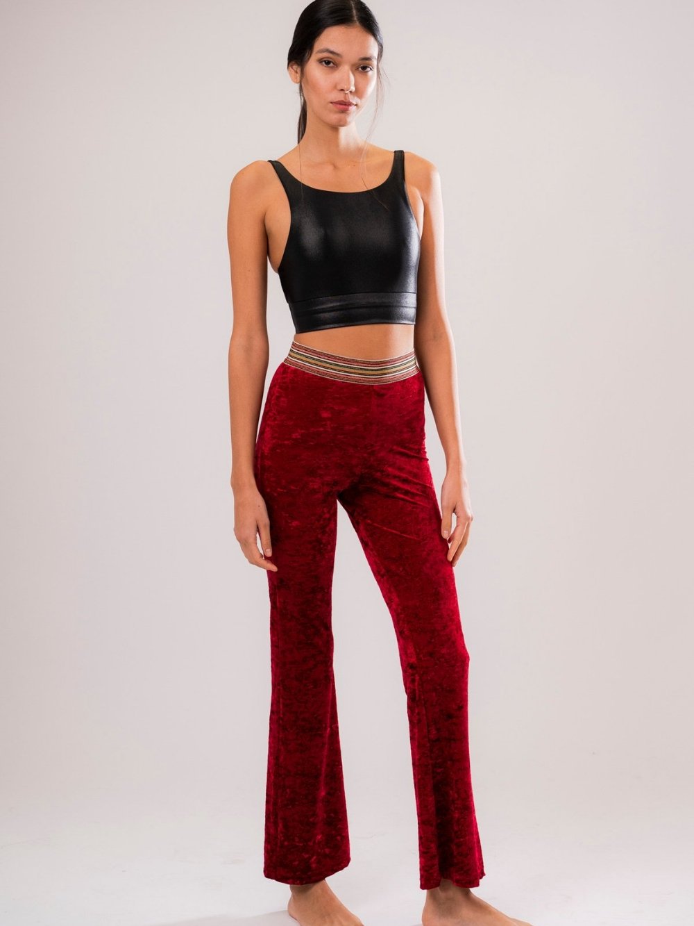 Pantajazz in Velluto Rubino - Carami - Caramì Lingerie & Activewear Made in Italy