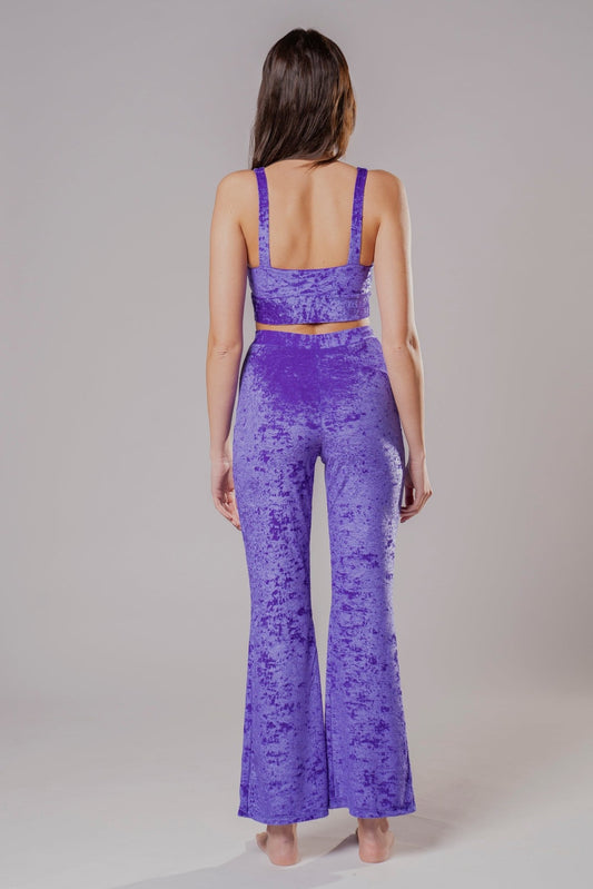 Pantajazz in Velluto Viola - Carami - Caramì Lingerie & Activewear Made in Italy