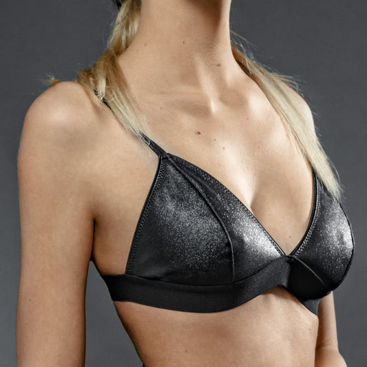 Reggiseno Triangolo Effetto Pelle - Carami