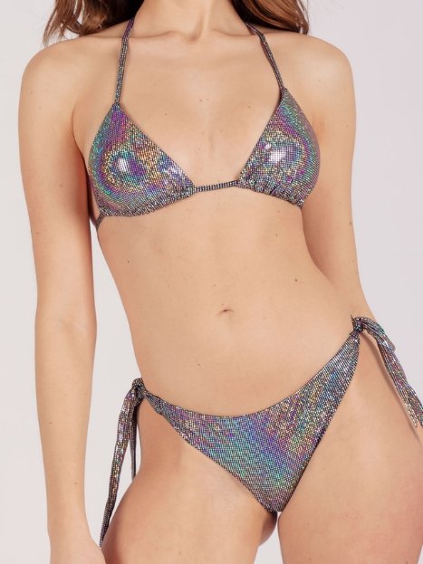 Slip Bikini Brasiliana Pixel - Carami - Caramì Lingerie & Activewear Made in Italy