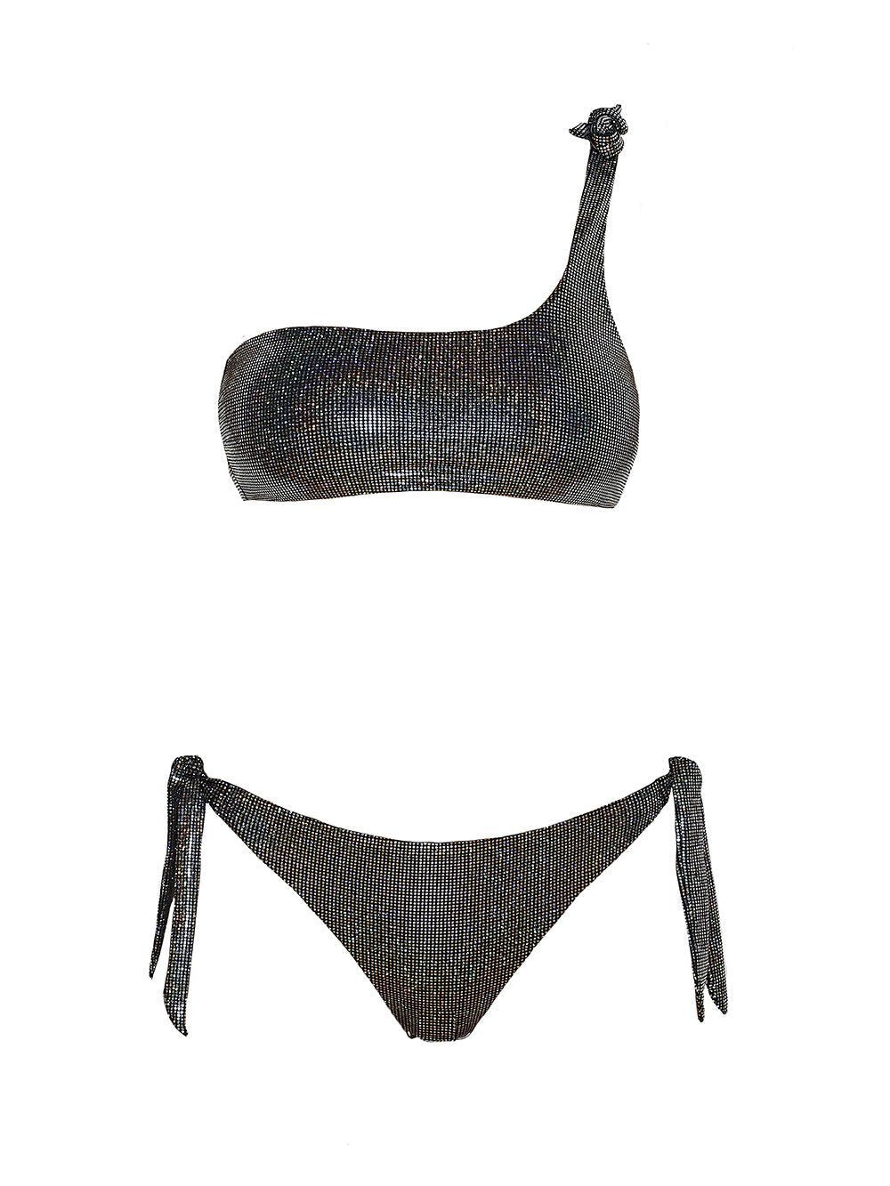 Top Bikini Monospalla Pixel - Carami - Caramì Lingerie & Activewear Made in Italy