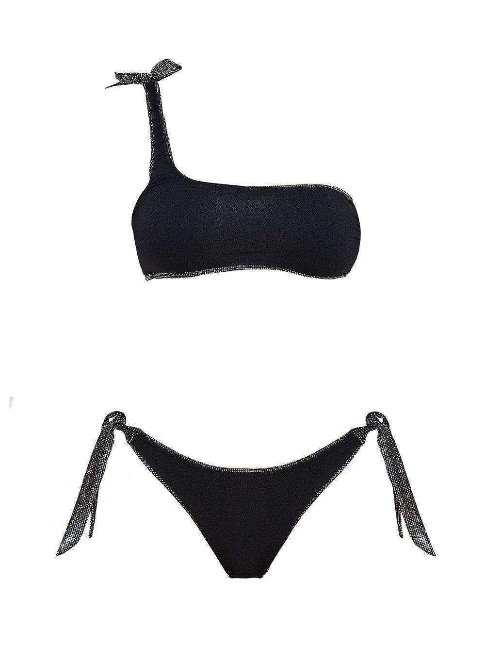 Top Bikini Monospalla Pixel - Carami - Caramì Lingerie & Activewear Made in Italy