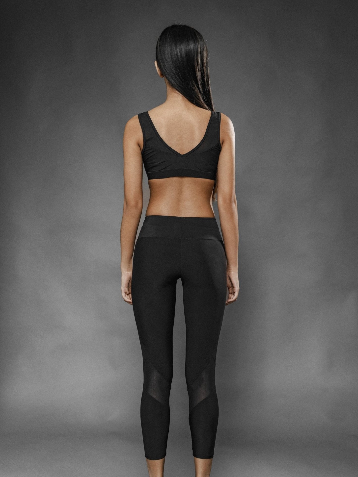 Top Sport Nero Olimpia - Carami - Caramì Lingerie & Activewear Made in Italy
