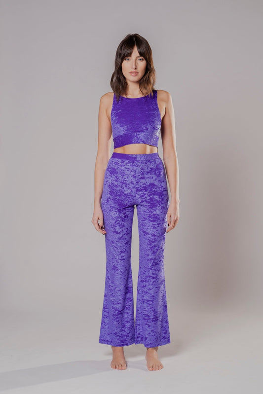 Top Velluto Viola - Carami - Caramì Lingerie & Activewear Made in Italy