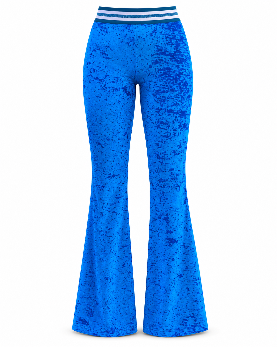 Ocean Blue Velvet Pantajazz