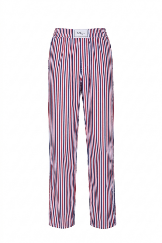 Pantalone Lungo Tricolore Rosso