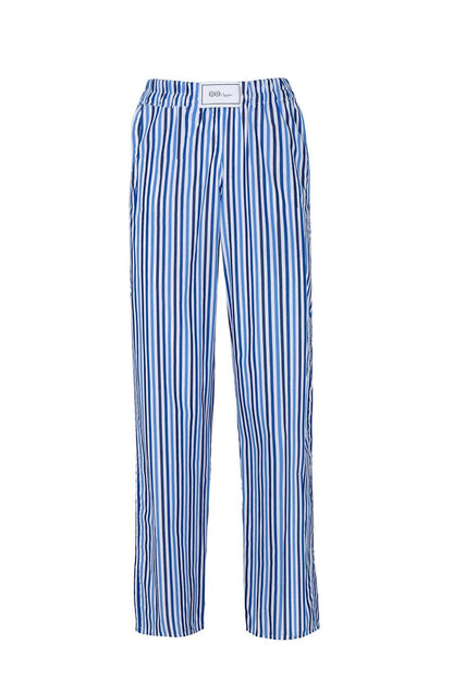 Pantalone Lungo Tricolore Blu