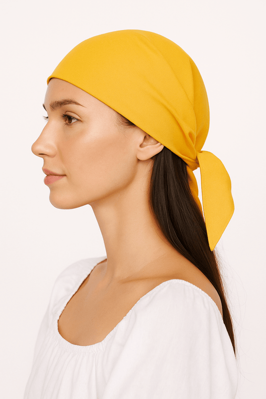 Bandana in Lino Giallo - Carami - Caramì Lingerie & Activewear Made in Italy