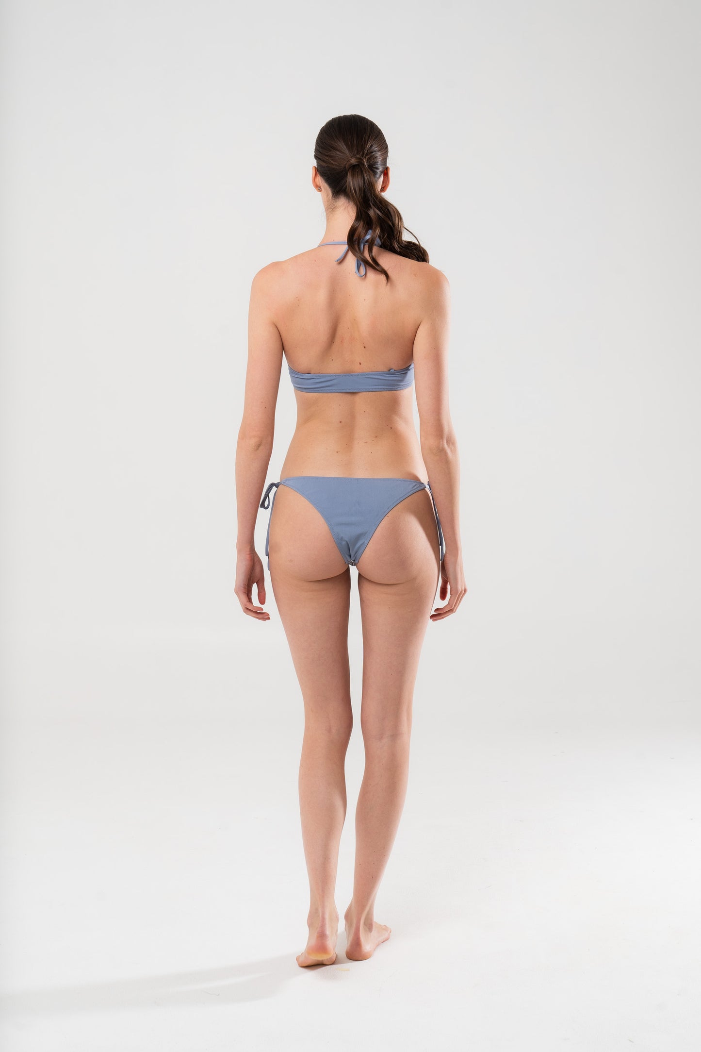 Slip de Bikini Brésilien Maddalena Gris