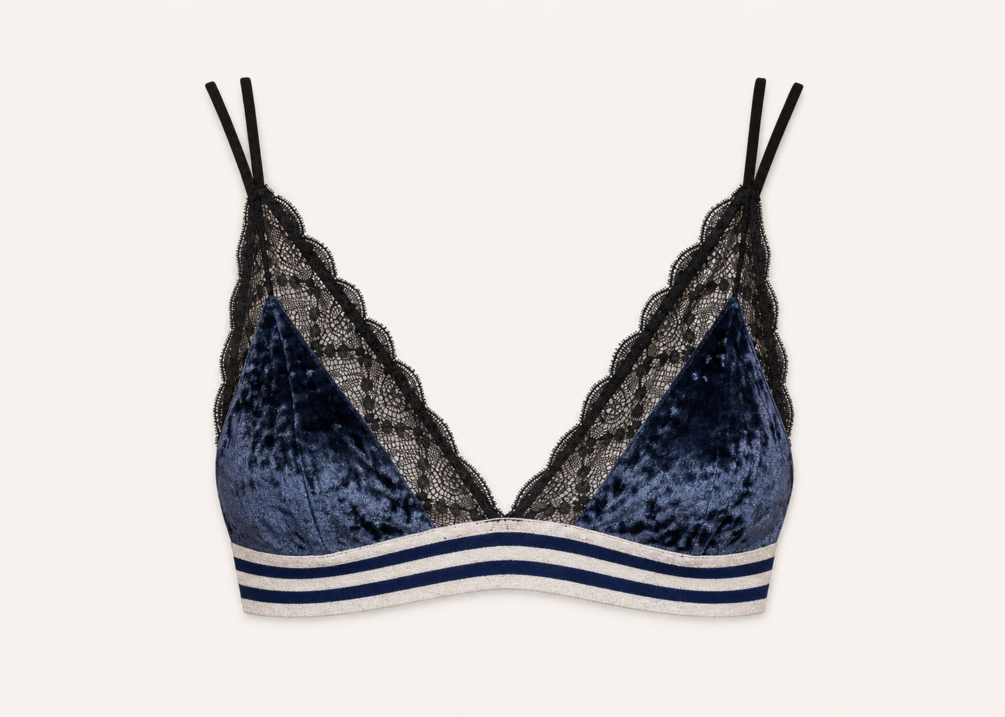 Soutien-gorge triangle en velours Preludio