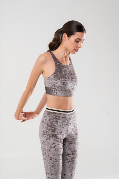 Top Velluto Rosa Lanzarote - Carami - Caramì Lingerie & Activewear Made in Italy