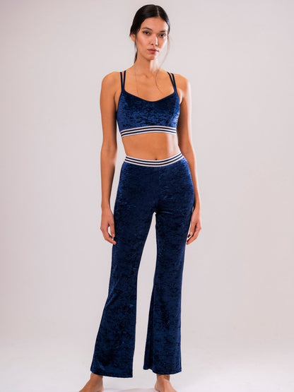 Pantajazz in Velluto Blu - Carami - Caramì Lingerie & Activewear Made in Italy