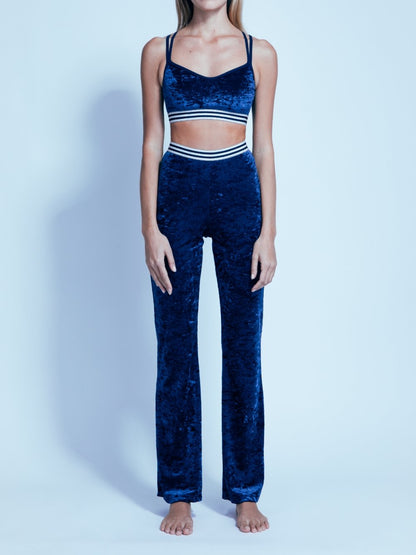 Pantajazz in Velluto Blu - Carami - Caramì Lingerie & Activewear Made in Italy