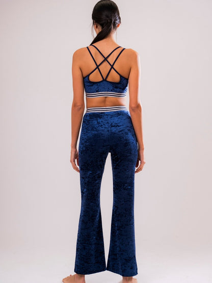 Pantajazz in Velluto Blu - Carami - Caramì Lingerie & Activewear Made in Italy