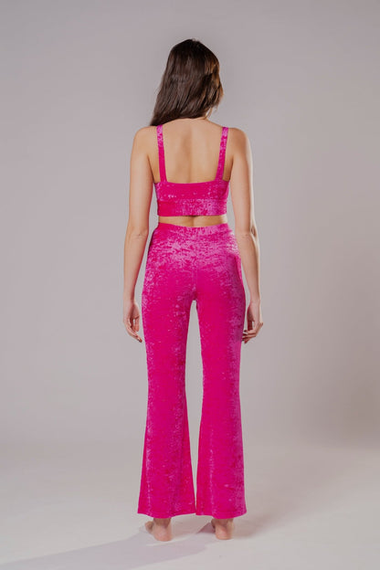 PantaJazz in Velluto Fucsia - Carami - Caramì Lingerie & Activewear Made in Italy