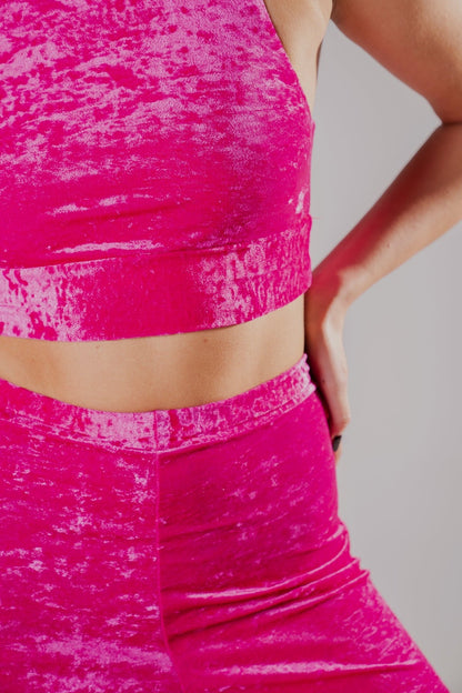 PantaJazz in Velluto Fucsia - Carami - Caramì Lingerie & Activewear Made in Italy