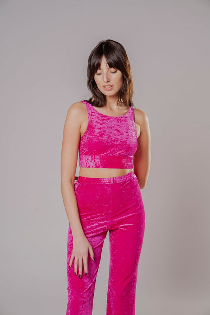 PantaJazz in Velluto Fucsia - Carami - Caramì Lingerie & Activewear Made in Italy
