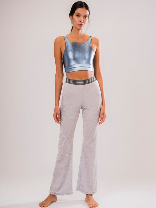 Pantajazz in Velluto Grigio - Carami - Caramì Lingerie & Activewear Made in Italy