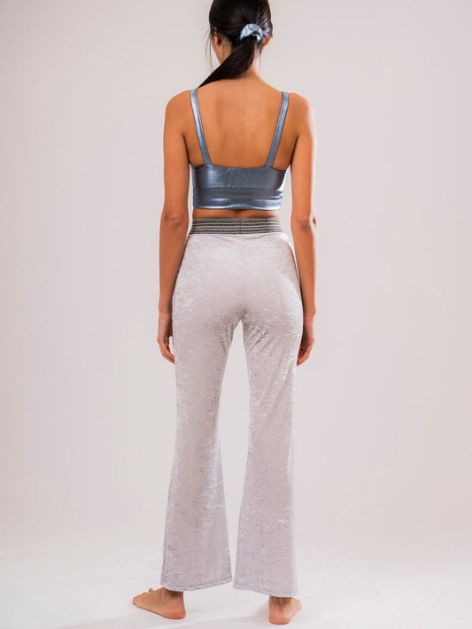 Pantajazz in Velluto Grigio - Carami - Caramì Lingerie & Activewear Made in Italy