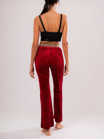 Pantajazz in Velluto Rubino - Carami - Caramì Lingerie & Activewear Made in Italy
