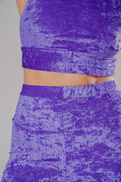 Pantajazz in Velluto Viola - Carami - Caramì Lingerie & Activewear Made in Italy