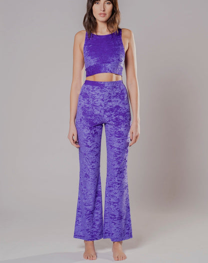 Pantajazz in Velluto Viola - Carami - Caramì Lingerie & Activewear Made in Italy