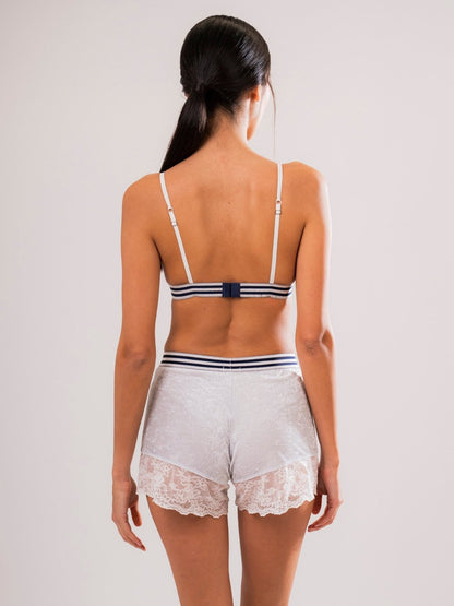 Shorts Velluto Grigio - Carami - Caramì Lingerie & Activewear Made in Italy