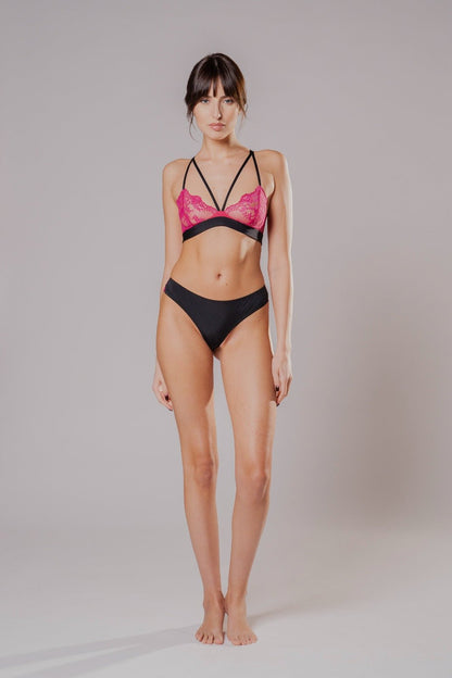 Slip Brasiliana Fucsia - Carami - Caramì Lingerie & Activewear Made in Italy