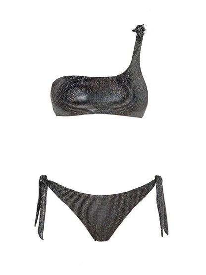 Top Bikini Monospalla Pixel - Carami - Caramì Lingerie & Activewear Made in Italy