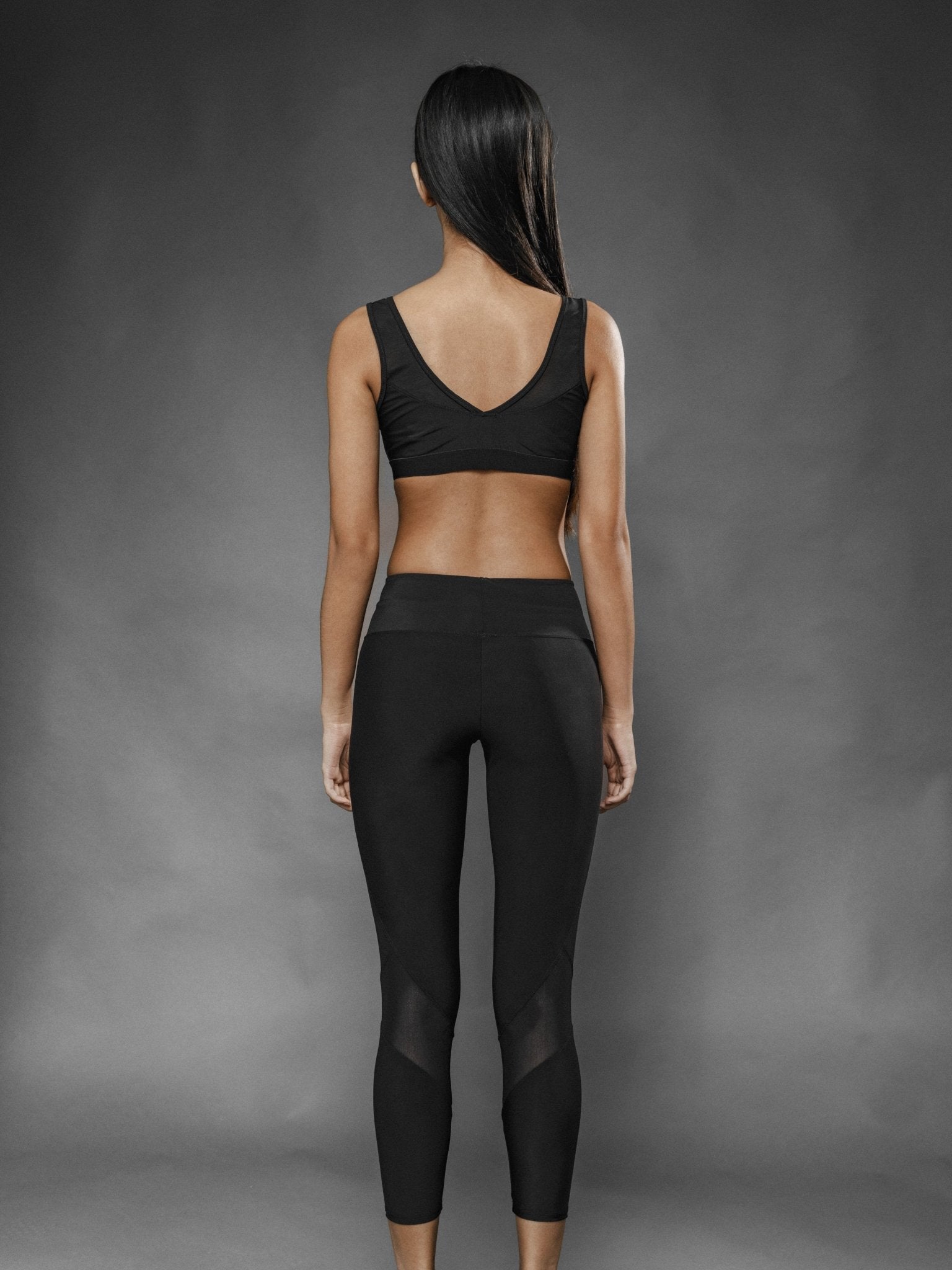 Top Sport Nero Olimpia - Carami - Caramì Lingerie & Activewear Made in Italy