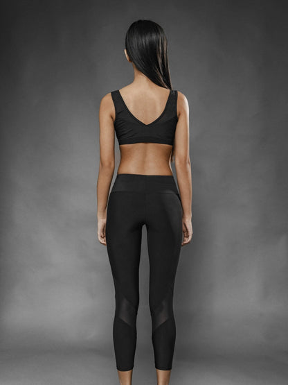 Top Sport Nero Olimpia - Carami - Caramì Lingerie & Activewear Made in Italy
